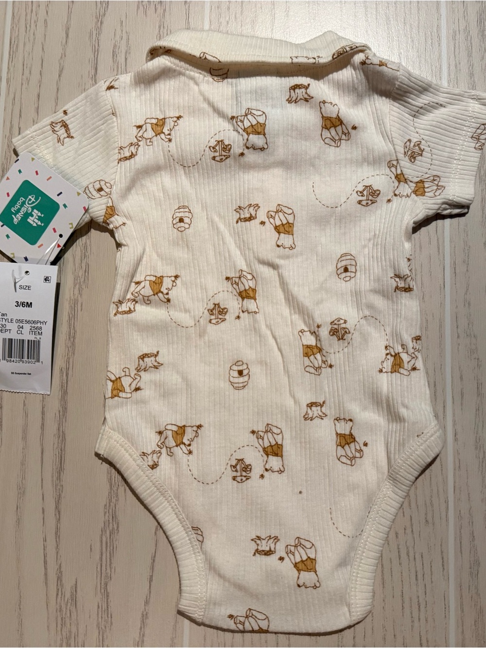 Disney Baby Winnie the Pooh Suspender Outfit Set 3-6M NWT - Picture 5 of 10